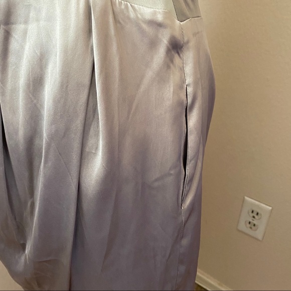 NWT Bebe Geo Cutout Silver Embellished Dress M - Picture 5 of 11